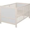 ROBA Kombi-Kinderbett »Easy Sleep«, 70x140 cm (natur-grau)