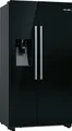 Bosch Serie 6 KAD93ABEP, Freistehend, Amerikanische Tür, Schwarz, Glas, 562 l, SN-T