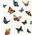 Boutique Vliestapete Schmetterling Perle, (1 St), Mehrfarbig - 10m x 52cm bunt