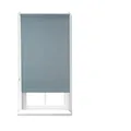 Relaxdays, grau Verdunkelungsrollo, Hitzeschutz, Thermo Rollo Klemmfix, blickdichtes Seitenzugrollo 60x165, Stoff 56 cm, Aluminiumrohr, 60x160cm