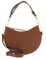 COCCINELLE Sunup Shoulder Bag Schultertasche Cognac / Noir Neu
