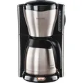 Philips Kaffeemaschine HD7546/20 Gaia, 15 Tassen, 1,2 Liter, schwarz, mit Thermoskanne