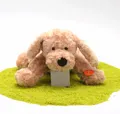 Teddy Hermann Plüschtier Hund Schlenkerhund beige 28 cm - spiel gut