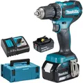 Makita Akku-Bohrschrauber DDF485RFJ, 18 V / 3,0 Ah, mit 2 Akkus, Ladegerät und Koffer