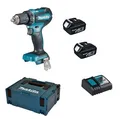 Makita Akku-Bohrschrauber 18,0V mit 2 Akkus 3,0 Ah im Makpac (Art. DDF485RFJ)