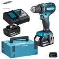 Makita Akku Bohrschrauber DDF485RFJ - 2x 3,0AH Akku - Ladegerät - im Makpac 2