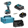 Makita Akku Bohrschrauber 18V 50Nm 2x3,0Ah Akku Ladegerät MAKPAC DDF485RFJ