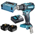 Makita DDF485RFJ Akku-Bohrschrauber 18 V 3 Ah Li-Ion inkl. 2. Akku, inkl.