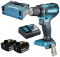 Makita DDF485RFJ Akku-Bohrschrauber 18 V 3 Ah Li-Ion inkl. 2. Akku Koffer