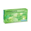 Arnowa GmbH ARNOMED Nitril Lime Green Einmalhandschuhe, puderfrei, grün, Elastische Nitrilhandschuhe mit einem hervorragenden Tastempfinden, 1 Packung = 100 Stück, Größe M 389-M