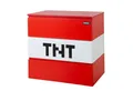 Minecraft Kommode TNT mit 3 Schubladen - roter / weißer Korpus aus Holz, Sideboard aus Holz mit Soft-Close - in Minecraft TNT Design