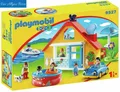 Playmobil 123 Ferienhaus 9527 Haus Auto Boot Familie Tiere Haus selten Neu OVP