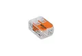 WAGO Verbindungsdosenklemme WAGO Steckklemmen 221-412, 2-polig, 0,2...4 mm², 100 Stück