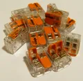 Wago 221-412 Verbindungsklemme 14 Stück 2 Leiter flexibel: 0.14-4mm² starr: 0.2-