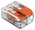 5x WAGO Klemme 221-412, 4qmm mit Hebel Verbindungsklemme Hebelklemme Dosenklemme