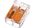 Wago 221-412 COMPACT Verbindungsklemme 0,14-4mm² 2-Leiter Hebelklemme 100 Stück