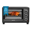 optimumX Minibackofen, 20 Liter mit Umluft, 1380W, 6 Kochfunktionen, 60 min, 90-230°C, 20 LT