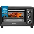 OptimumX 20 L Minibackofen Klein mini Backofen mit Umluft 60 Min Timer Pizza 20L