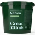 GreatVita Natron Pulver 5 kg Eimer | Lebensmittelqualität E500 Natriumbicarbonat