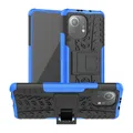 betterfon Oudoor Hülle Kompatibel mit Xiaomi Mi 11 | Case Panzer Hülle Cover Schutzhülle Etui Bumper | Blau