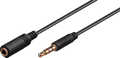 GOOBAY 62480 - Kabel Klinke, Verlängerung 3,5 mm 4-Pin, 3 m