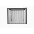 Gardenson Lamellenteil, Anthrazit, Metall, 93x240x10 cm, Sonnen- & Sichtschutz, Pavillons & Pergolas, Pergolas