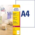 AVERY Zweckform L7781-25 transparente Etiketten (1000 Klebeetiketten, 45,7x25,4m