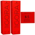 Schwarzkopf Igora Royal 2 x 60 ml 6-5 dunkelblond gold Haarfarbe Cremefarbe Set