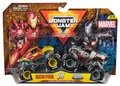 Monster Jam 2er-Pack Iron Man vs. War Machine (Maßstab 1:64)