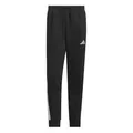 Adidas Men's Essential Three Stripes Fleece Pant, Black/White, XXL