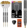 Target Darts Redux 90% Tungsten Swiss Point Steel Tip Dart Set (Barrel 01), 22G | Pro Ultra Nr. 6 Flights & Pro Grip Tag Shafts, DX Points Gold & SP-Werkzeug inklusive | Professionelle Dart-Sets