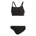 adidas Damen FIT 2PC 3S Badeanzug , black , 40
