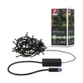 Plug & Shine LED Lichterkette Yuna Warmweiß 5m IP44 1,3W Schwarz