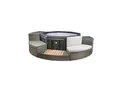 Whirlpool Netspa Octopus, Schwarz, Metall, Kunststoff, Leder, Lederlook, 73 cm, Freizeit, Pools und Wasserspaß, Whirlpools