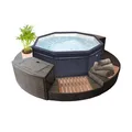 NetSpa Octopus Outdoor Whirlpool 4-6 Personen inkl. 5 teilige Umrandung