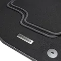 tuning-art BEL114 Fußmatten Edelstahl Logo passend für Audi A4 B5 8D Avant 1999-2001