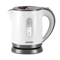 GRIFEMA Wasserkocher Klein, 0,8L, 1100W - Teekocher Elektrisch mit Kalkfilter, Kettle Leise, Schnell, Wasserkocher BPA-Frei, Reisewasserkocher Automatische Abschaltung, Überhitzungsschutz, Weiß