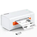 VEVOR Thermodirekt-Etikettendrucker 4x6 USB-Barcode 150 mm/s 203dpi für Paketversand kompatibel mit Amazon/eBay/Etsy/UPS Support Windows/macOS/Linux/Linux/Chromebook Weiß