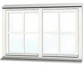 Doppelfenster SKAN HOLZ 132,4 x 82,1 cm weiß