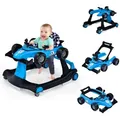Costway Lauflernwagen, Blau, Kunststoff, 64x56x76 cm, Spielzeug, Babyspielzeug, Lauflernwagen