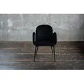 KAWOLA Stuhl DEON Esszimmerstuhl Velvet schwarz