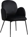 KAWOLA Stuhl DEON Esszimmerstuhl Velvet schwarz