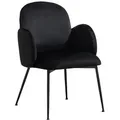 ESSZIMMERSTUHL DEON Schwarz Velvet (1er-Set)