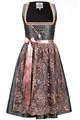 Edelnice Trachtenmode Exklusives Designer Midi Dirndl Beatrice inkl. Spitzendirndlschürze und Charivari Gr. 32-54 (38)