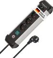 Brennenstuhl Premium-Alu-Line Steckdosenleiste 4-Fach/Steckerleiste Aus
