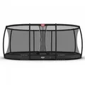 Berg Trampolin Grand Champion InGround inkl. Sicherheitsnetz 520 x 345 cm grau BT-30.33.75.33