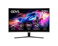 Odys XP27-F-180 LED-Monitor (69 cm/27 ", 1920 x 1080 px, Full HD, 1 ms Reaktionszeit, 180 Hz, LED, 27" Curved Gaming Monitor,180 Hz, 1ms, HDR, 122 % sRGB)