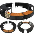 Polyrattan Pool Rahmen für LAY-Z-SPA