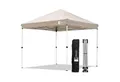 SUNULA Faltpavillon 3x3 m Pavillion Wasserdicht Pop Up Gartenpavillon Winterfest, mit 0 Seitenteilen, Wetterfester Schutz, Leichter Aufbau, Inklusive Tragetasche & Zubehör