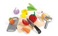 Hape Kochgrundlagen - Holz Küchenspielzeug für Kinder, Spielküche Zubehör, realistisches Kochset für Rollenspiel, Lernspielzeug und Kreativspielzeug, nachhaltig, für Kinder ab 3 Jahre